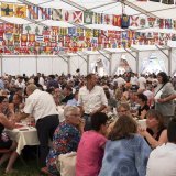 Quelque 1700 convives se sont réunis pour le repas samedi.